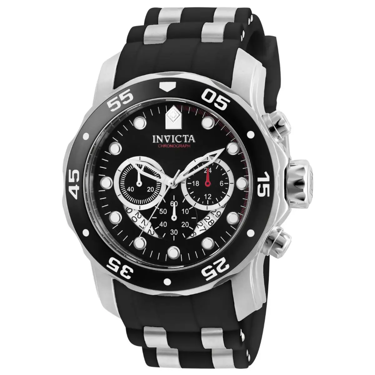 Invicta Pro Diver Scuba Men`s Watch - 48mm Steel Black 6977