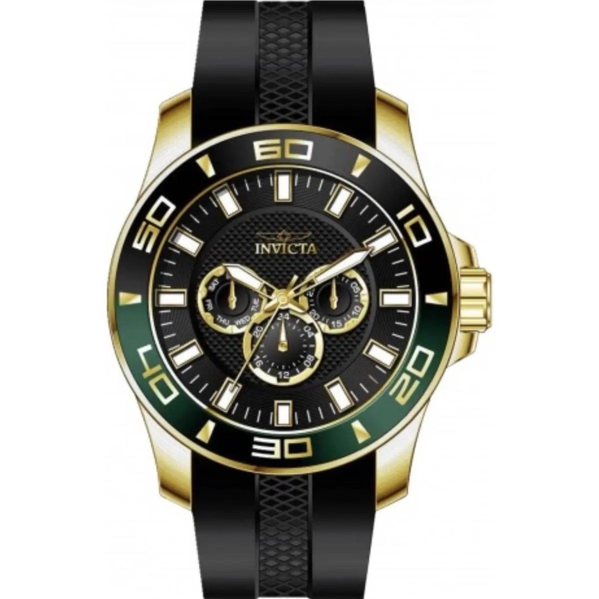 44524 Invicta Pro Diver Men`s Watch Black/gold - 50mm