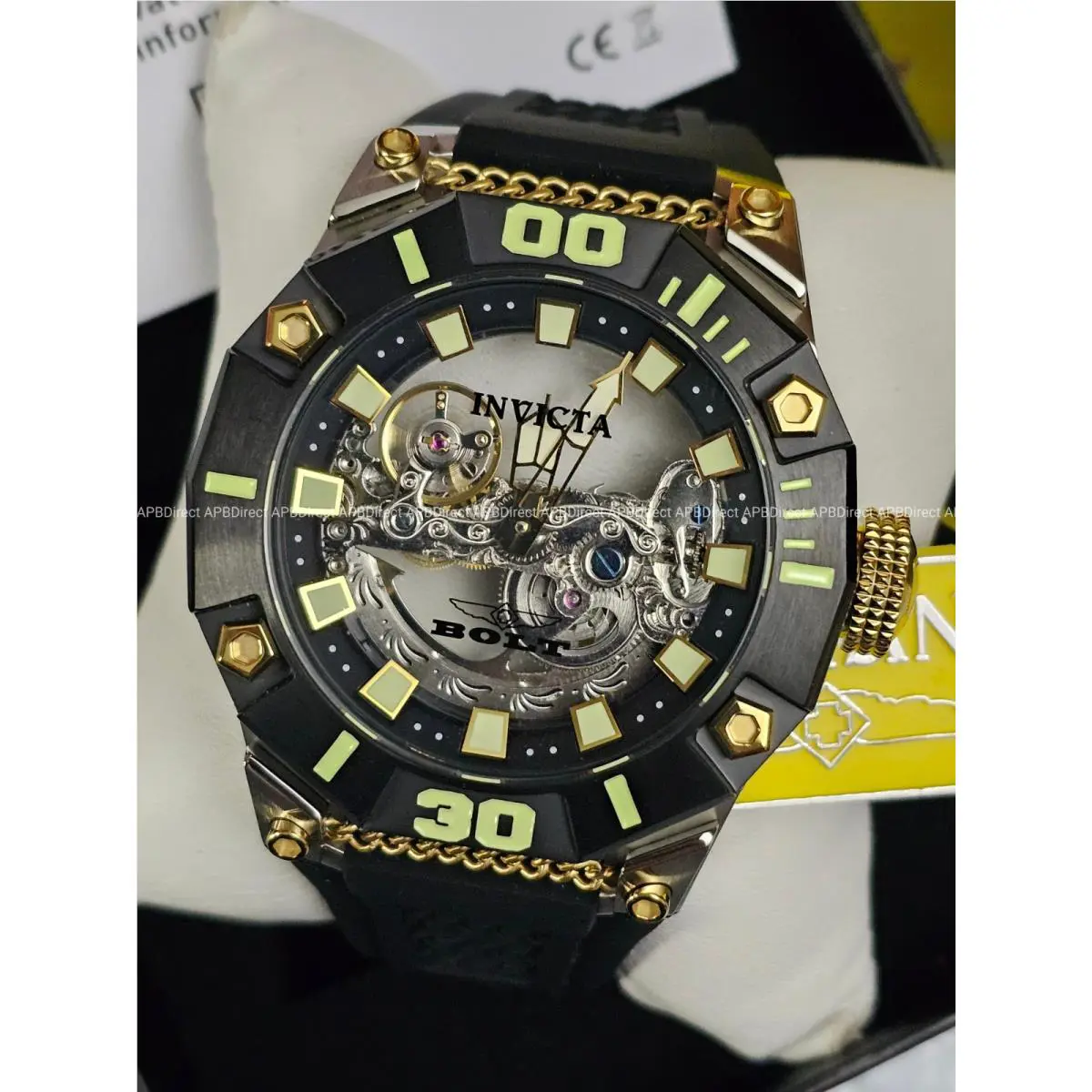 Invicta - Bolt - Linear Bridge / Automatic - Ghost - Skeleton - Mens Watch