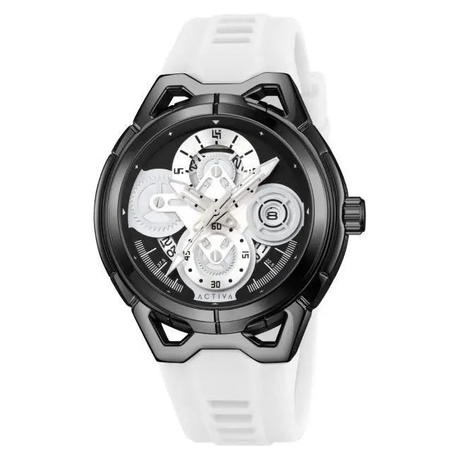 Activa X Invicta Men s Watch 50.4mm White Dial Stainless Steel Model ACW9349-0