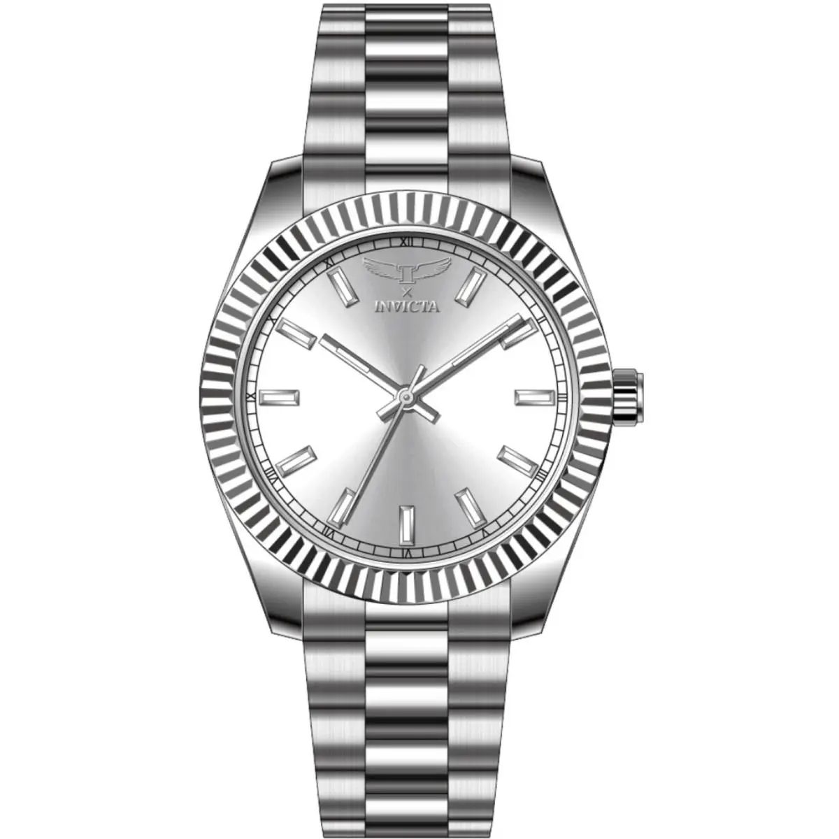 Invicta Men`s Watch Specialty I by Invicta Silver Tone Dial Bracelet 69013