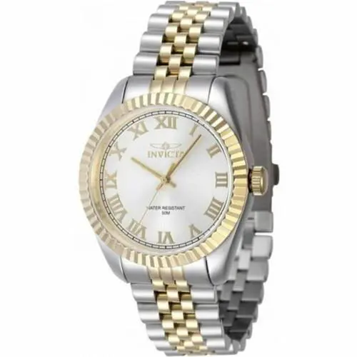 Invicta Specialty 47414 Quartz Ladies Watch Silver Dial Stainless Steel