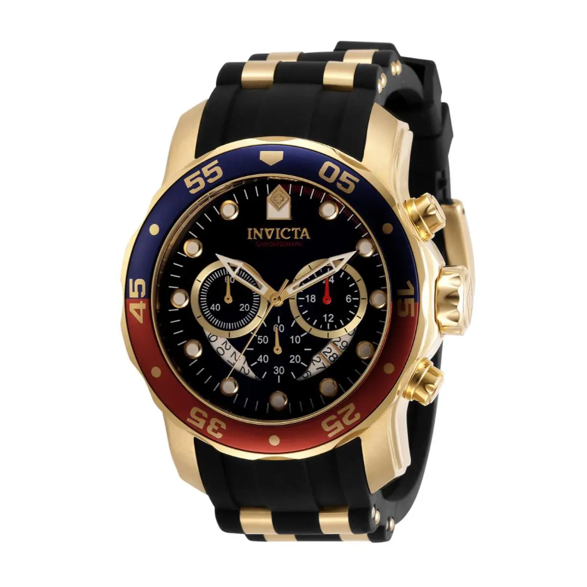 Invicta Pro Diver Men`s Watch - 48mm Black Gold 31293