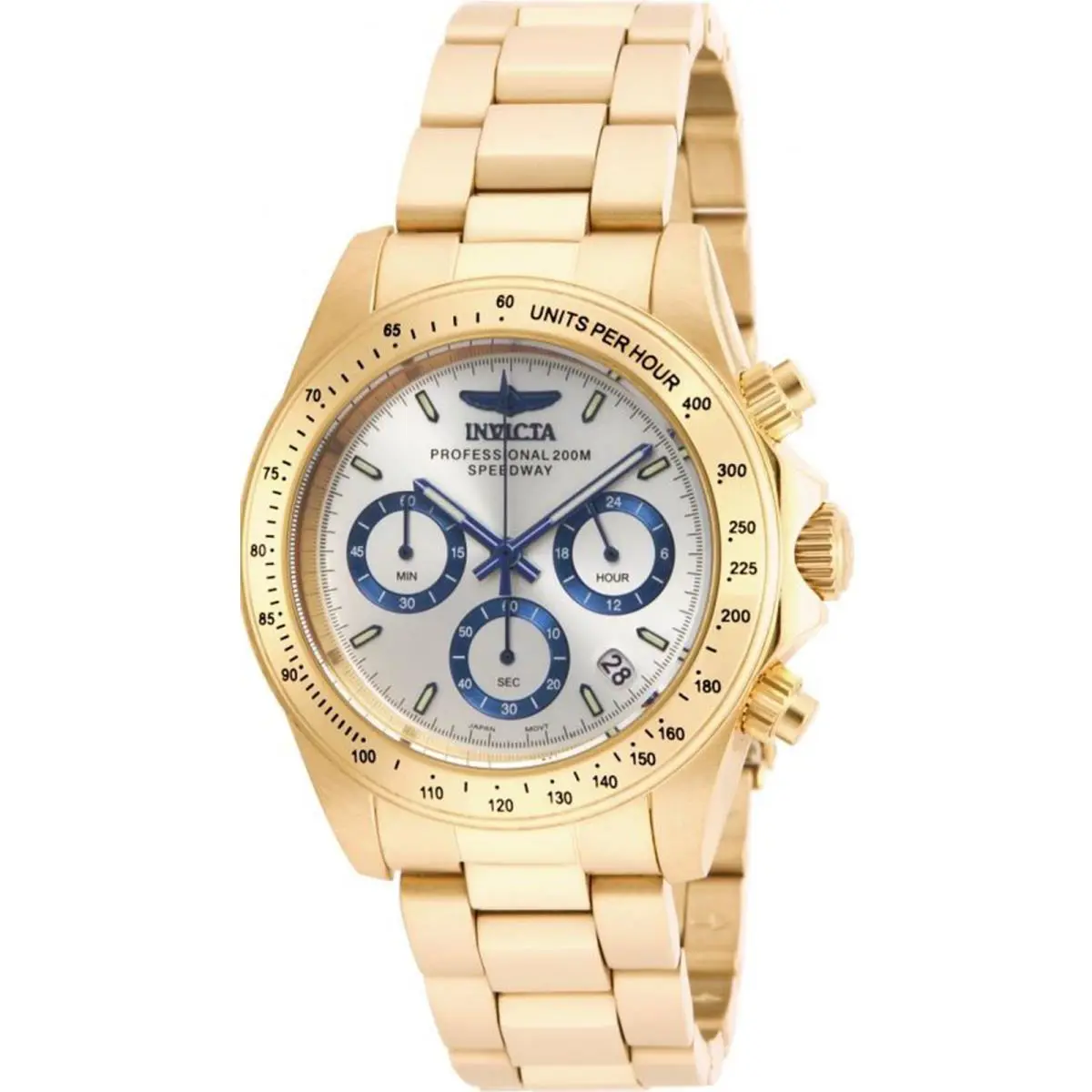 Invicta Men`s 17312 Speedway Quartz Chronograph Silver Dial Watch