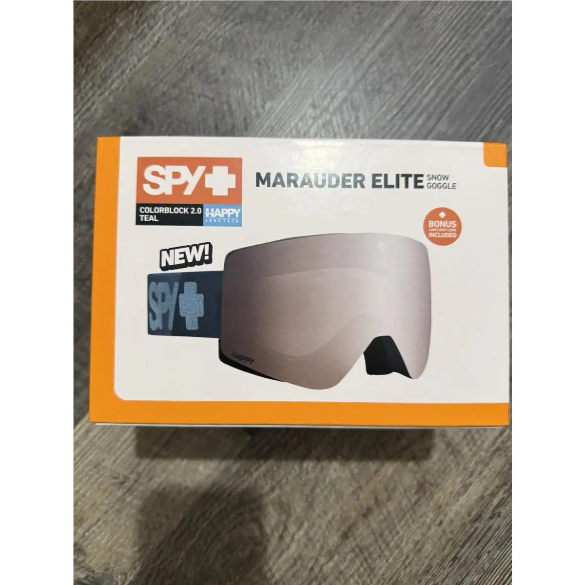 Spy Optic Marauder Elite Goggles - Colorblock 2.0 Teal / Silver Mirror + Bonus