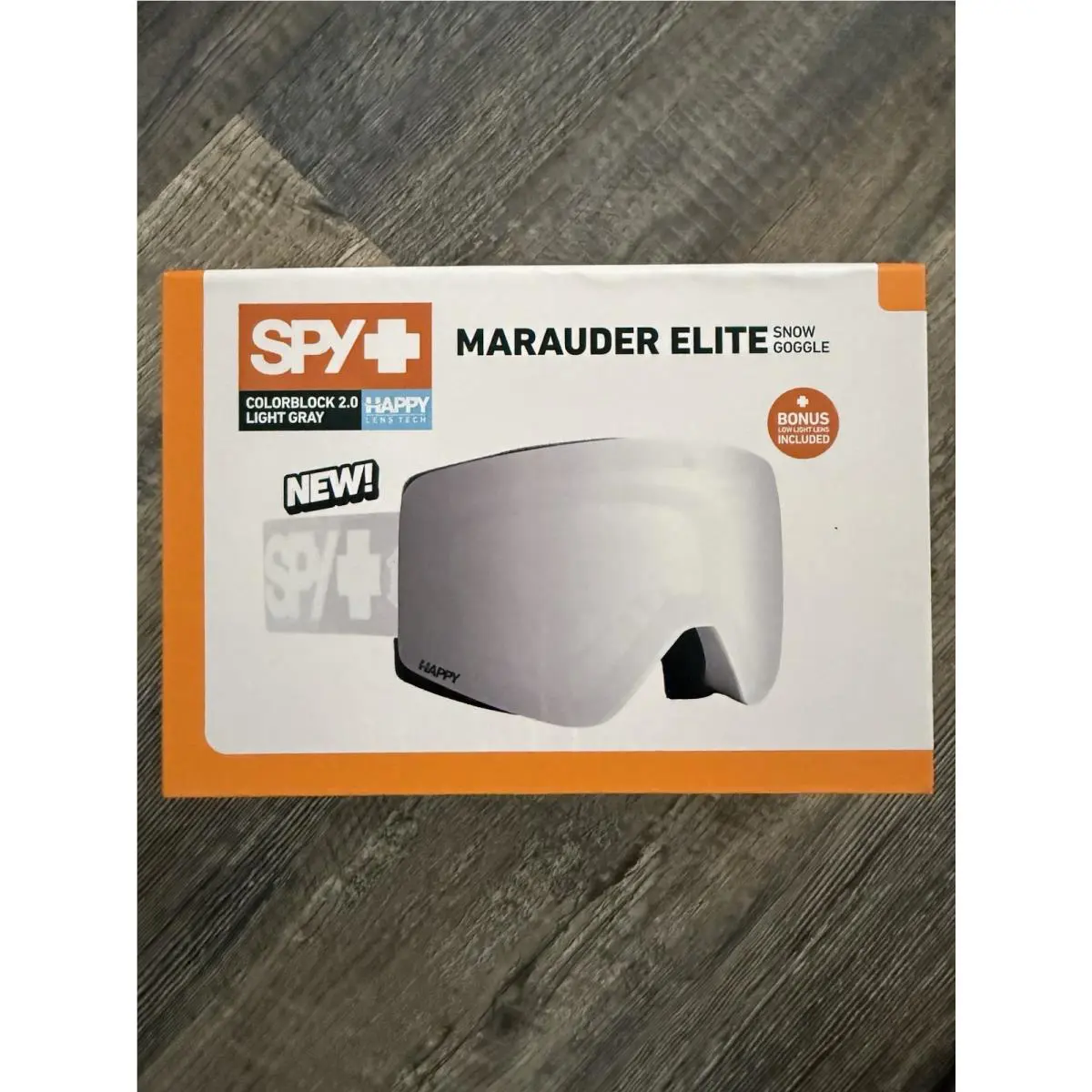 Spy Optic Marauder Elite Goggles - Colorblock 2.0 Lightgray / Silv Mirror+bonus