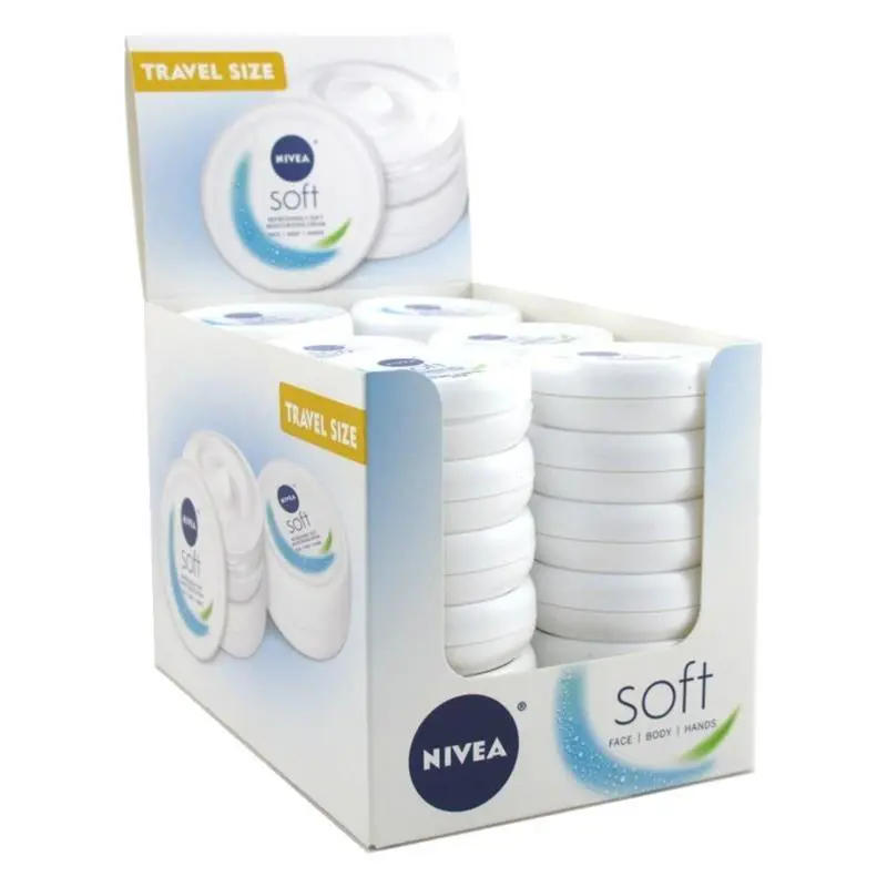 BL Nivea Soft Moisturizing Cream Face/body/hands 0.84oz X 36 Pieces