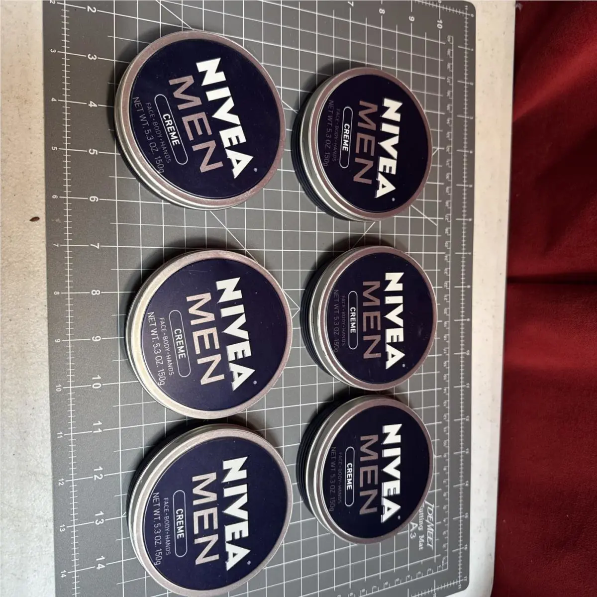 Nivea Creme Multipurpose Cream Men Face Hand and Body Lotion 5 Pack 5.3 Oz I