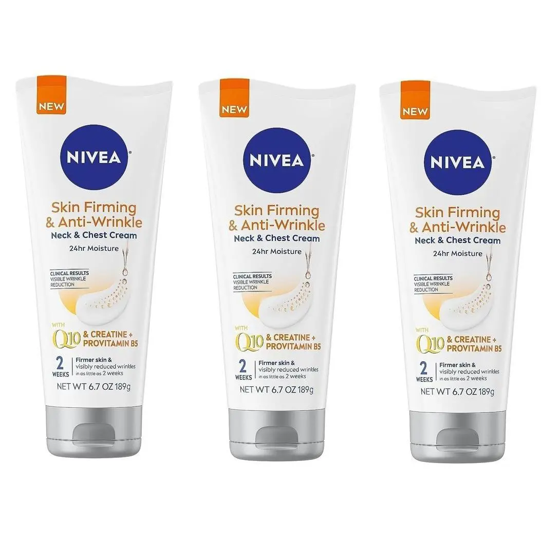 BL Nivea Cream Neck Chest Skin Firming Anti-wrinkle 6.7oz X 3 Packs