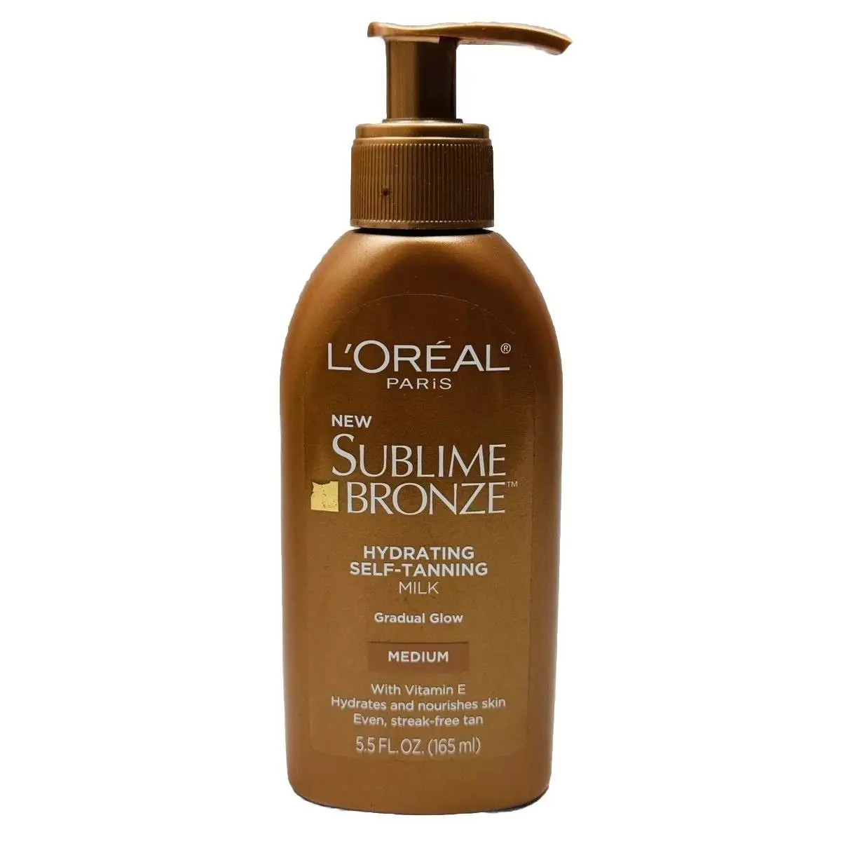 Loreal Sublime Bronze Hydrating Self Tanning Milk Gradual Medium 5.5oz