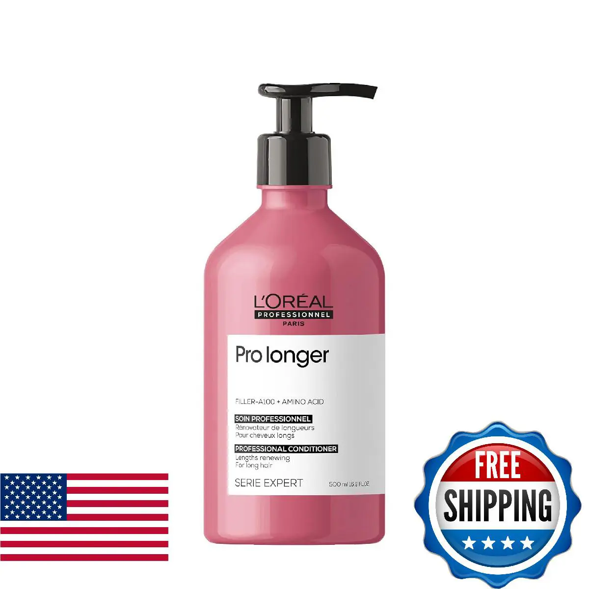 L`oréal Pro Longer Thickening Conditioner - Thin/fine Hair Volume Shine 80ml
