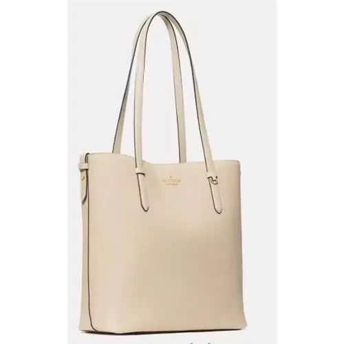 Juliette Pebbled Leather Medium Tote Shoulder Bag New w/ Tag Light Sand by Kate Spade