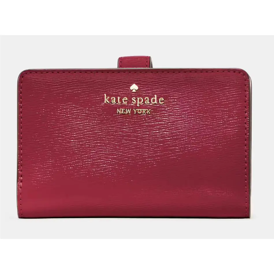 Kate Spade KN227 Madison Medium Bifold Wallet Tutu Pink Leather