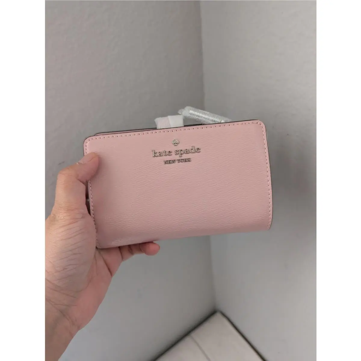 Kate Spade KN227 Madison Medium Bifold Wallet Tutu Pink Leather