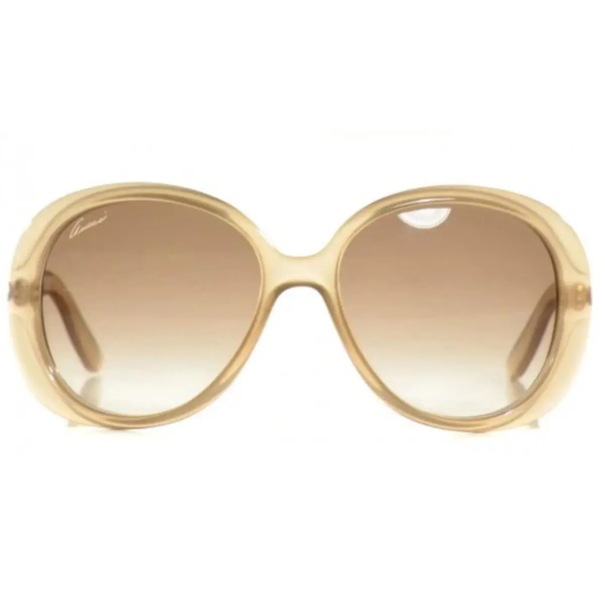 Gucci GG3534/S 5B902 58mm Beige Butterfly Oversize Sunglasses Italy