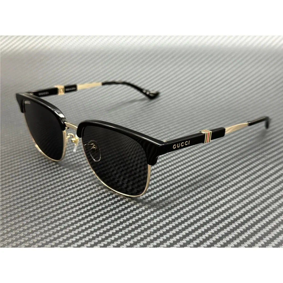 GG1499SK 001 Black Grey Men`s Large 55 mm Sunglasses by Gucci