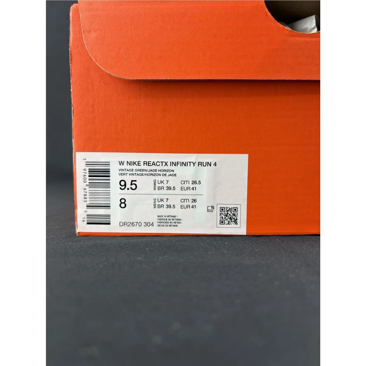 Nike shoes - Nike ReactX Infinity Run - ReactX Infinity Run - DR2670-304 - Green 7