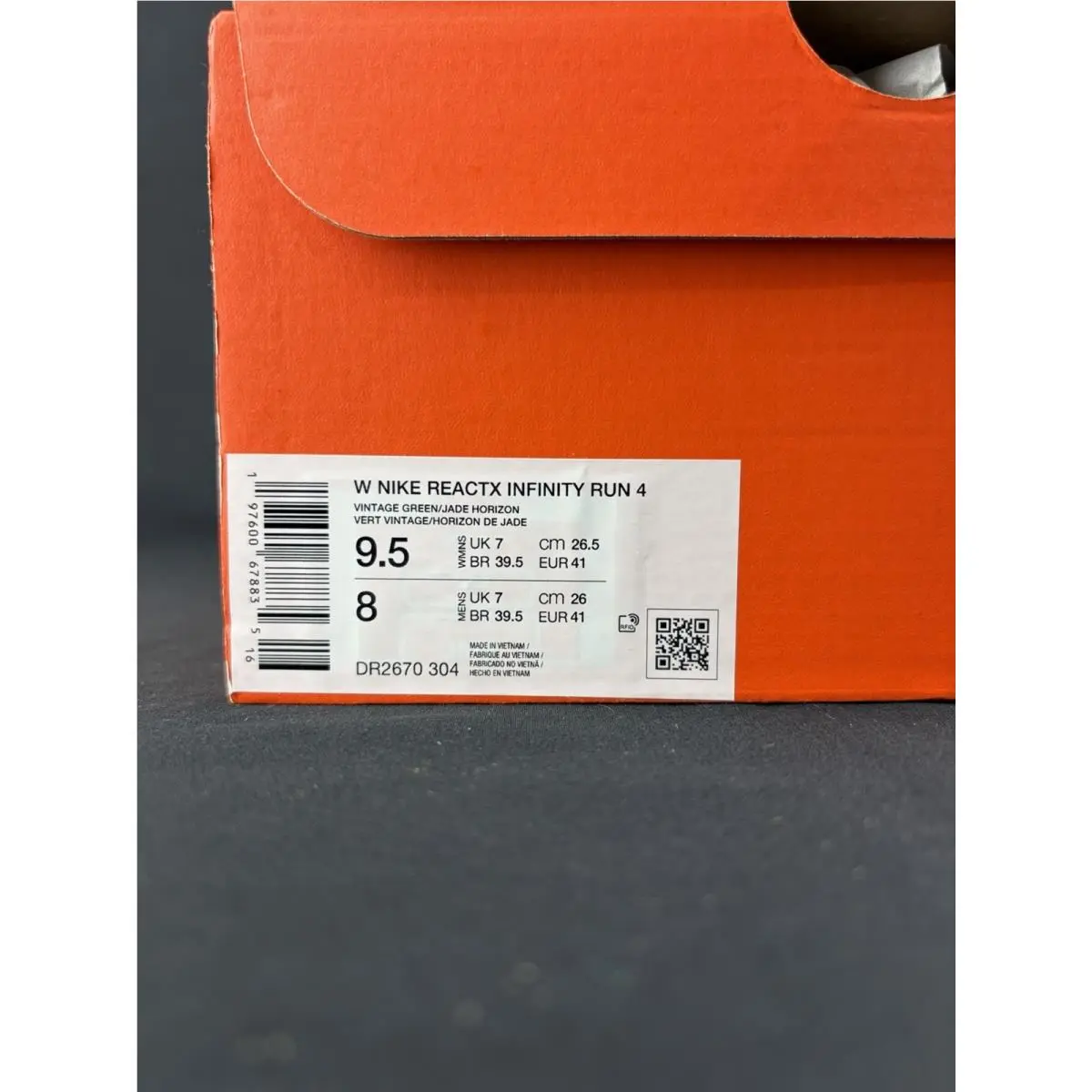 Nike shoes - Nike ReactX Infinity Run - ReactX Infinity Run - DR2670-304 - Green 16