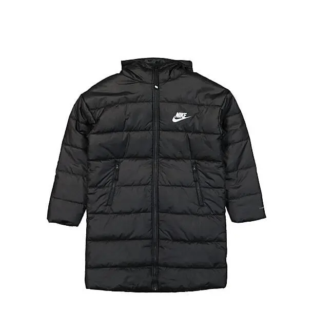 Nike clothing - Nike Sportswear Women`s Parka - Sportswear Parka - DX1798-010 - Black, Manufacturer: Black / White 3