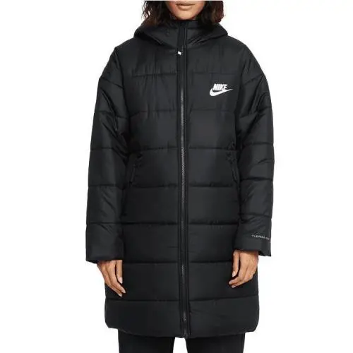 Nike clothing - Nike Sportswear Women`s Parka - Sportswear Parka - DX1798-010 - Black, Manufacturer: Black / White 6