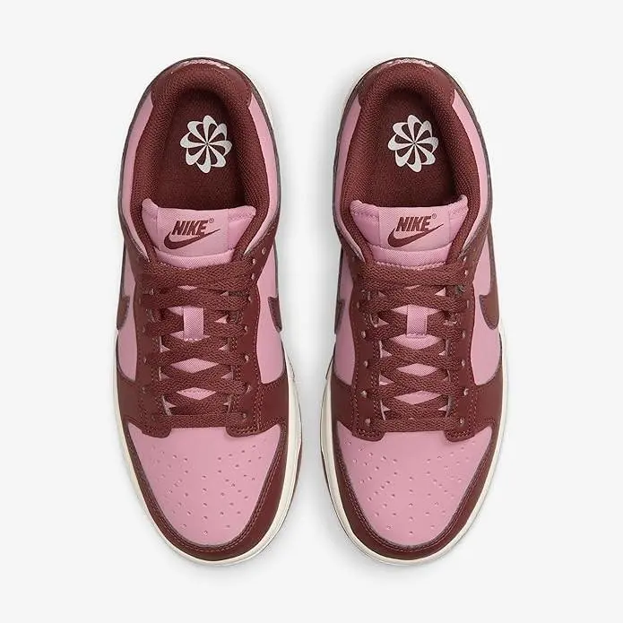 Nike shoes - Nike Dunk Low - Dunk Low - DD1873 114 - WHITE /ELEMENTAL PINK DARK PONY 7