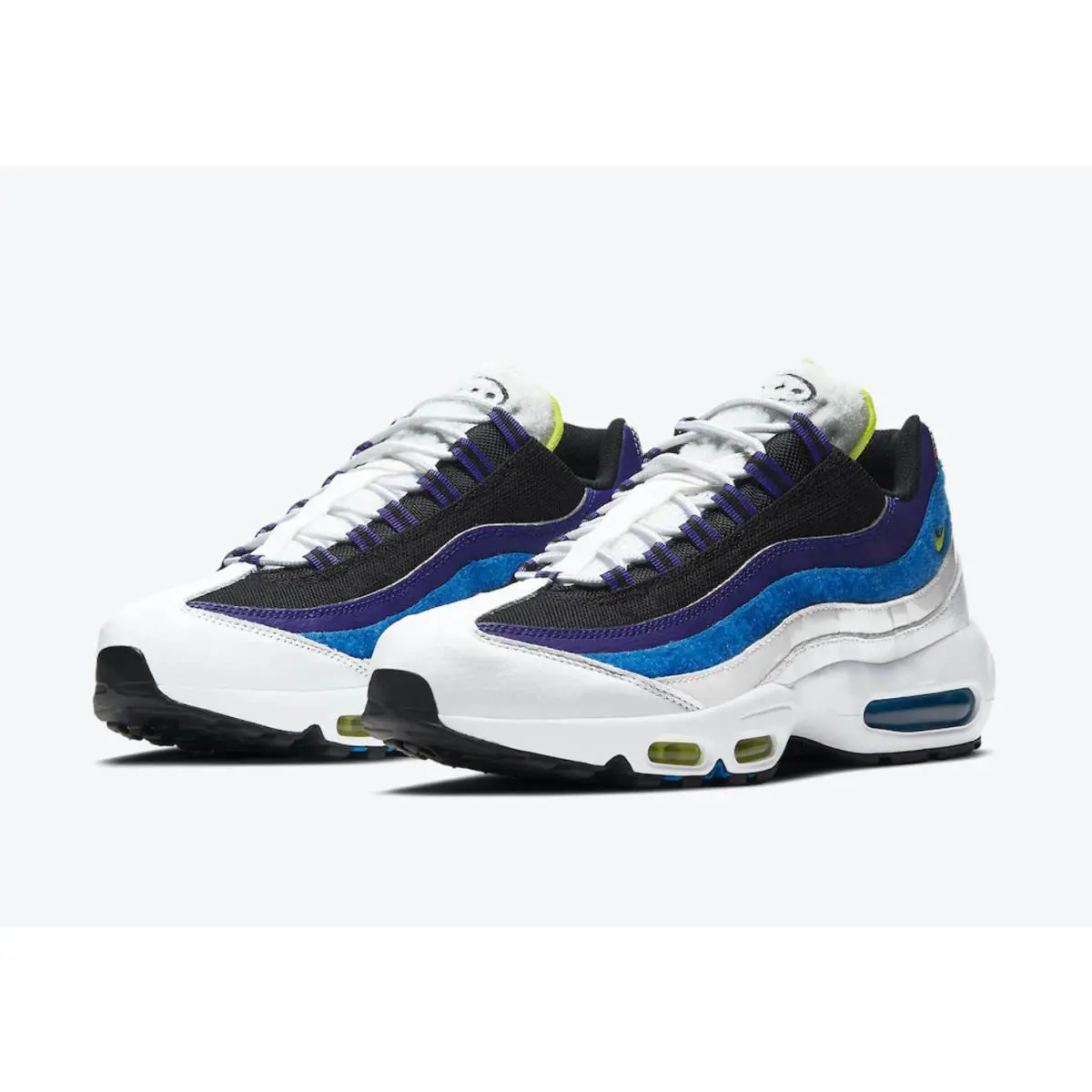 Nike shoes - NIKE AIR MAX 95 - AIR MAX - DD9600-100 - WHITE/CYBER-BLACK-SIGNAL BLUE 0