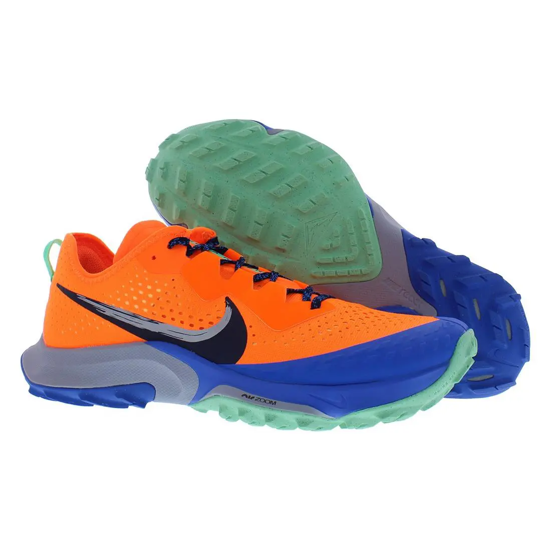 Nike Air Zoom Terra Kiger 7 Mens Shoes Size 8 Color: Total Orange/obsidian - Total Orange/Obsidian, Main: Orange