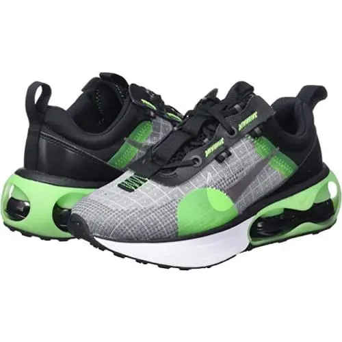 Nike shoes - Nike Air Max Plus - Air Max Plus - Black/Chrome/Green Strike 5