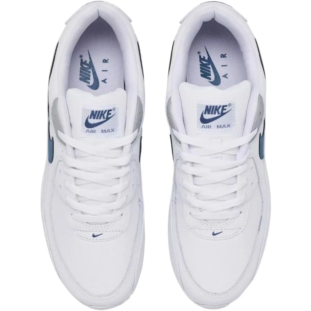 Nike shoes - Nike Air Max 90 Reflective - IB7680-100 - White/Wolf Grey/Diffused Blue 2