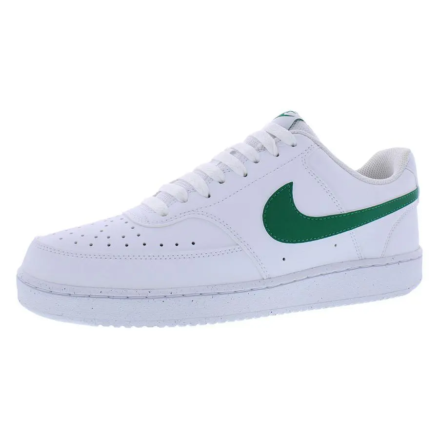 Nike Court Vision Low Next Nature Mens Shoes - White/Malachite/White, Main: White