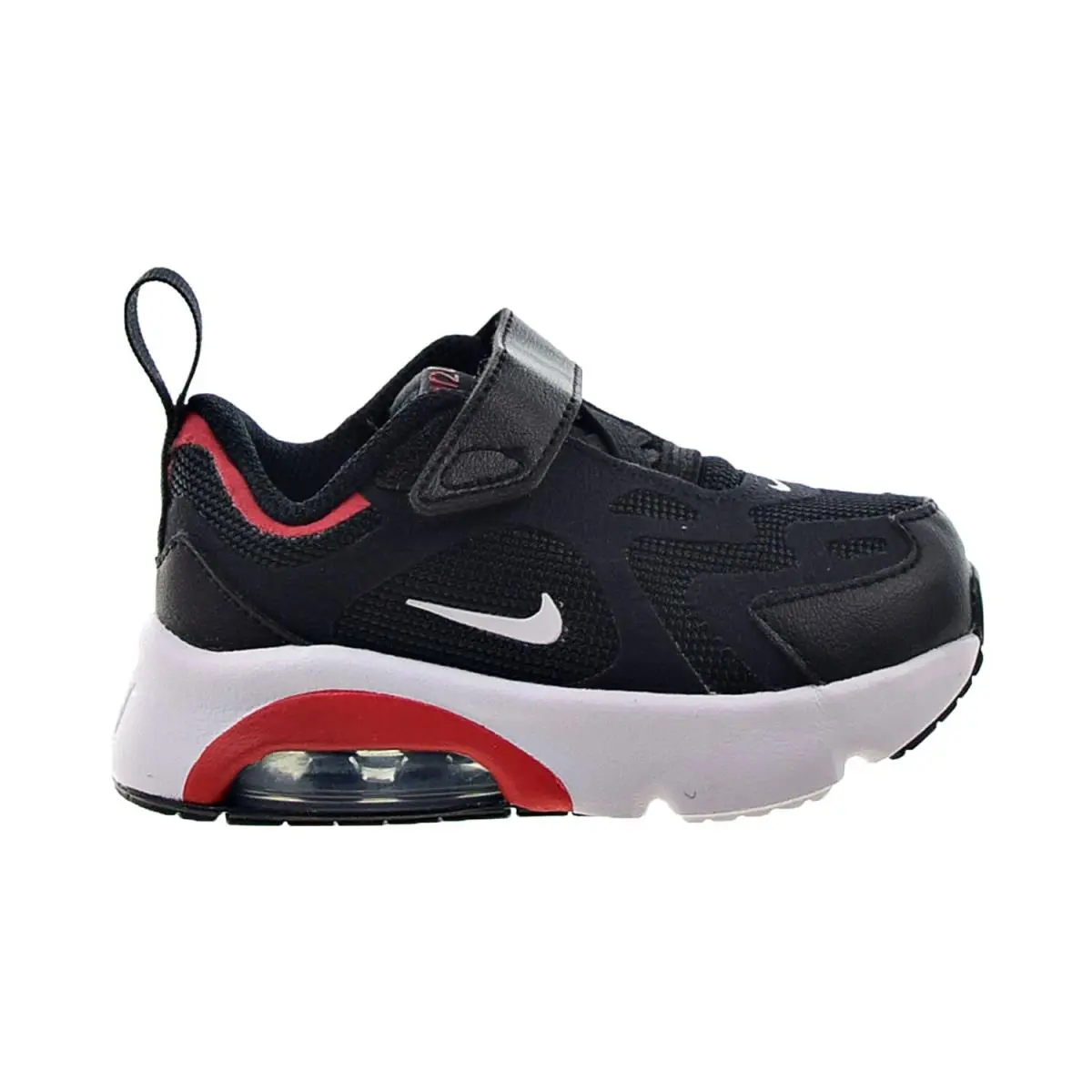 Nike Air Max 200 Toddlers` Shoes Black-white-university Red AT5629-007