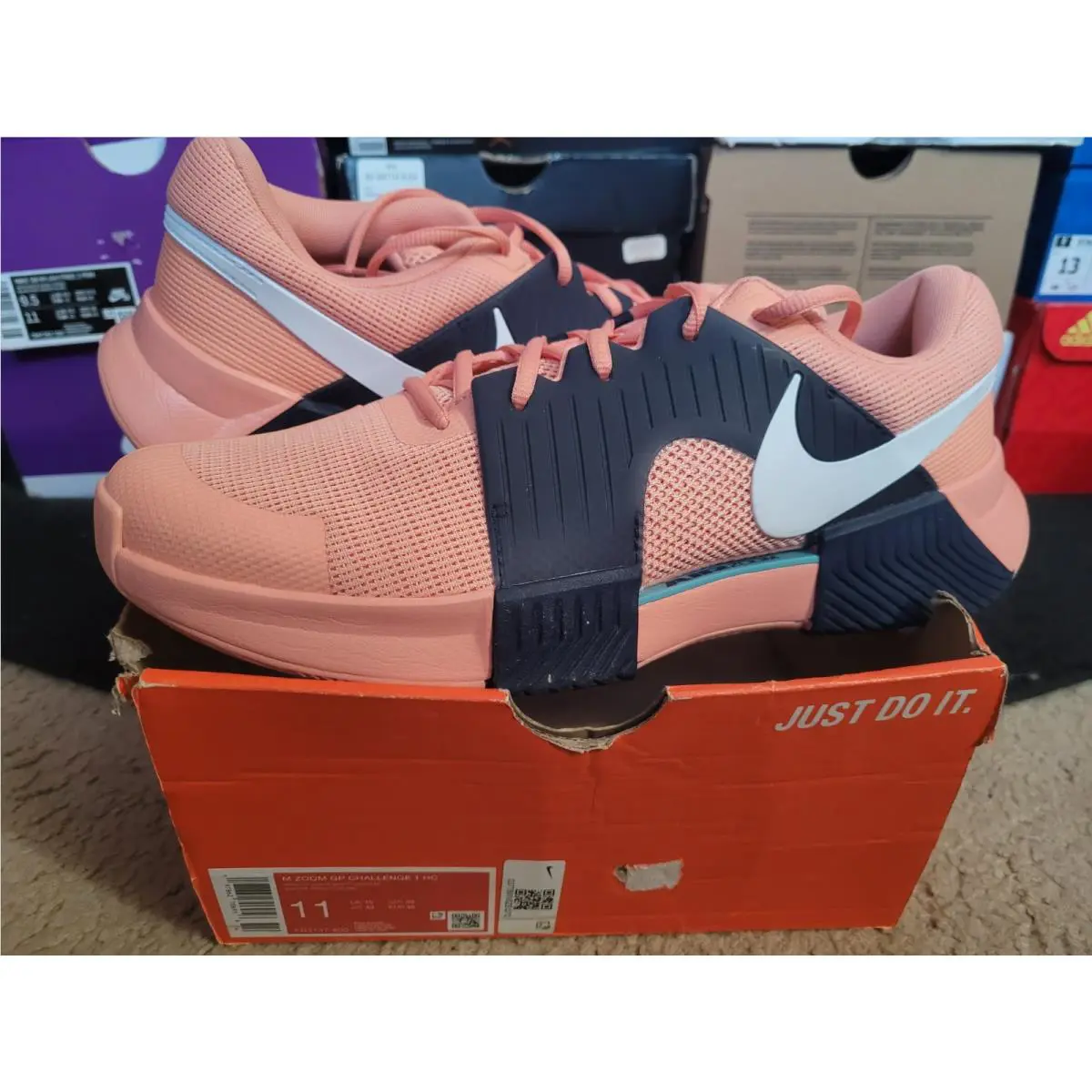 Nike shoes - Nike Air Zoom Challenge - Air Zoom Challenge - FB3147 800 - Pink 5