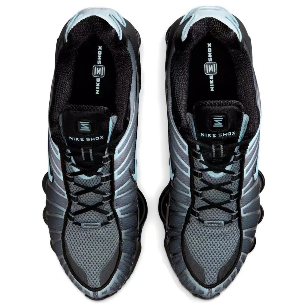 Nike shoes - Nike Shox - Shox - Blue, Maufacturer: Black/Cool Grey/Celestine Blue 4