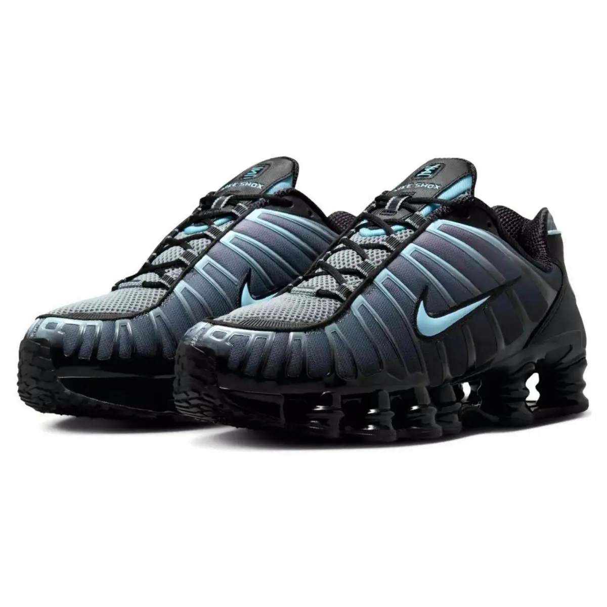 Nike shoes - Nike Shox - Shox - Blue, Maufacturer: Black/Cool Grey/Celestine Blue 9