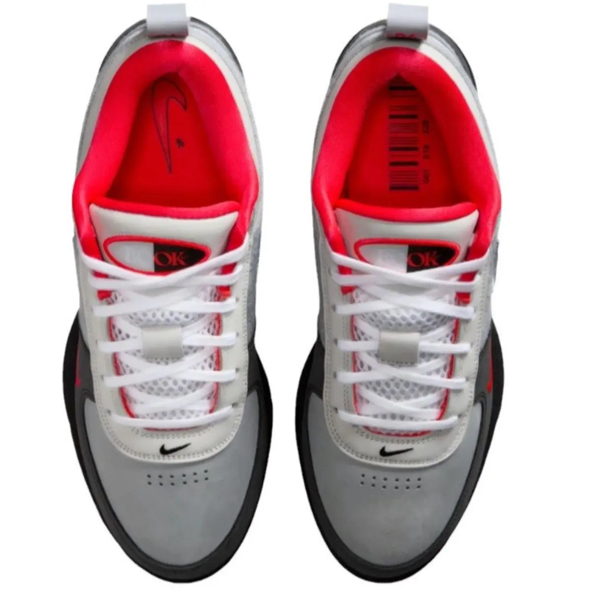 Nike shoes - Nike Book 1 - Book - Gray, Manufacturer: Wolf Grey/Orange/Cool Grey 0