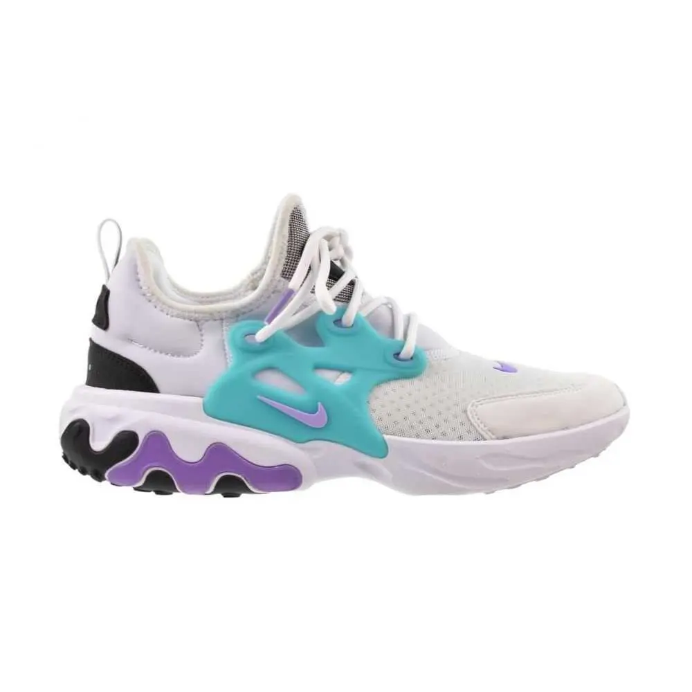 Nike React Presto GS Big Kids` Shoes White/atomic Violet BQ4002-102 - Wht/Atomic Violet