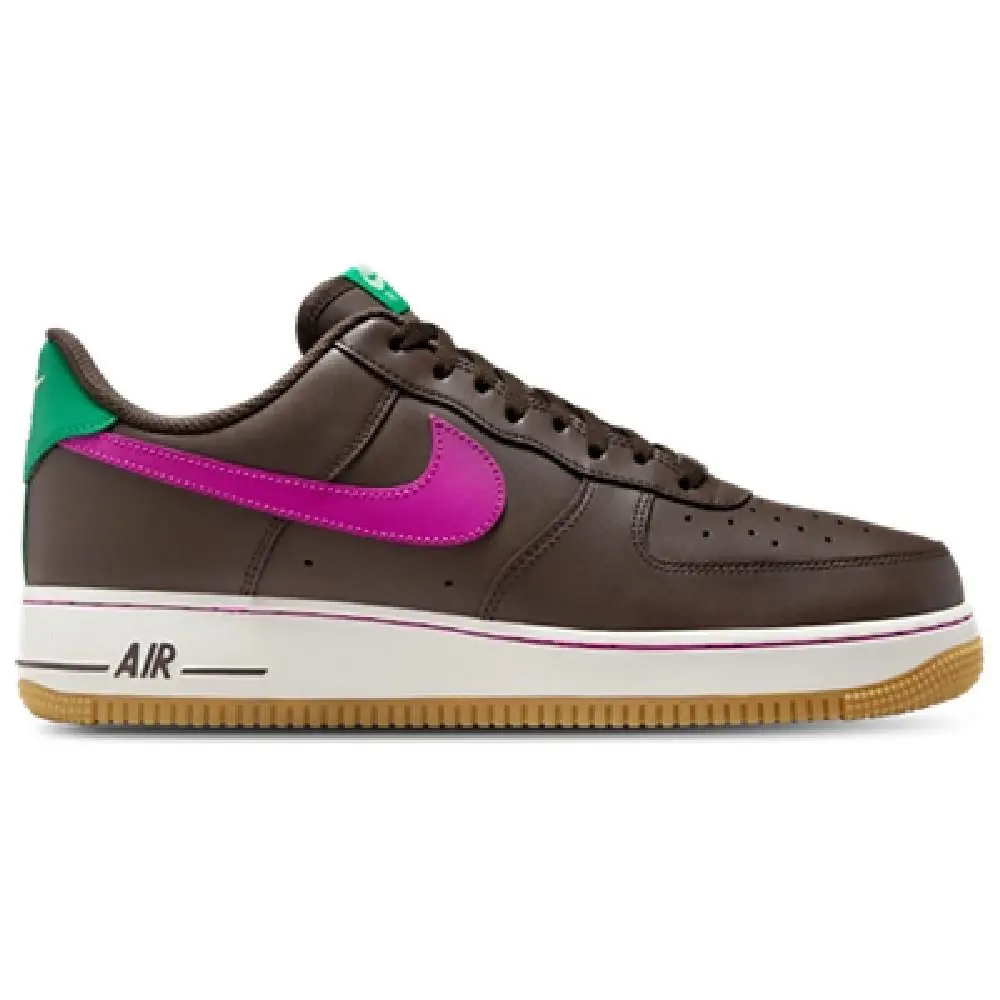 Men`s Nike Air Force 1 `07 Baroque Brown/vivid Purple IM2368 237 - Baroque Brown/Vivid Purple