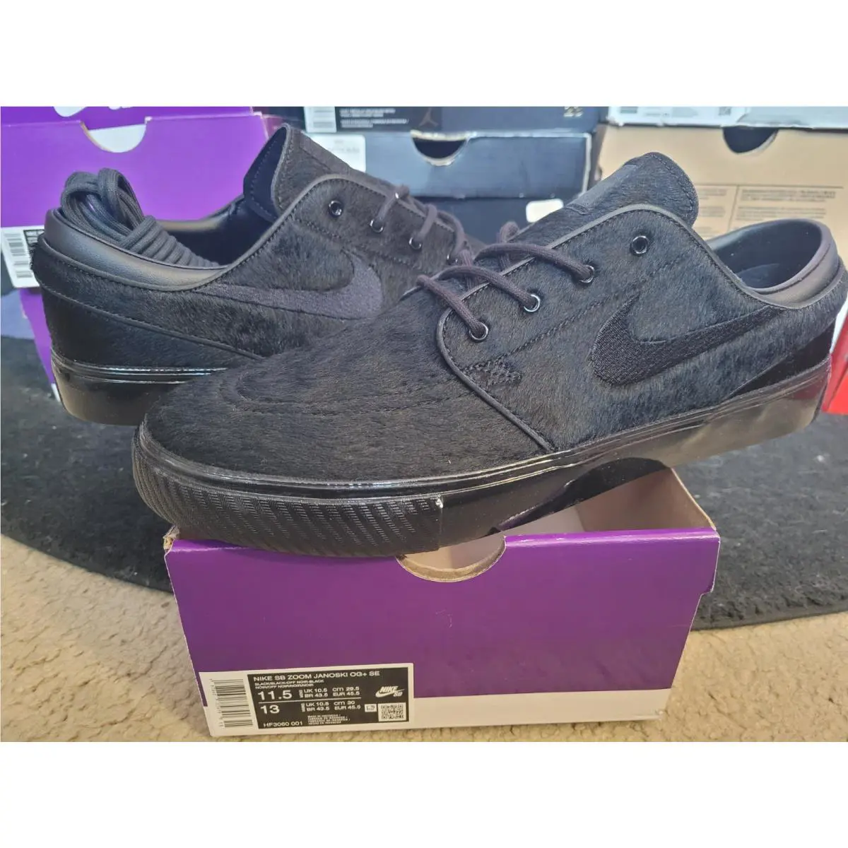 Nike shoes - Nike Zoom Janoski SB - Zoom Janoski - HF3060-001 - Black 4