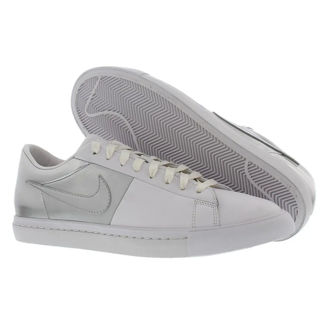 Nike Blazer Low Sp/pedro Mens Shoes - Silver/White, Main: Silver