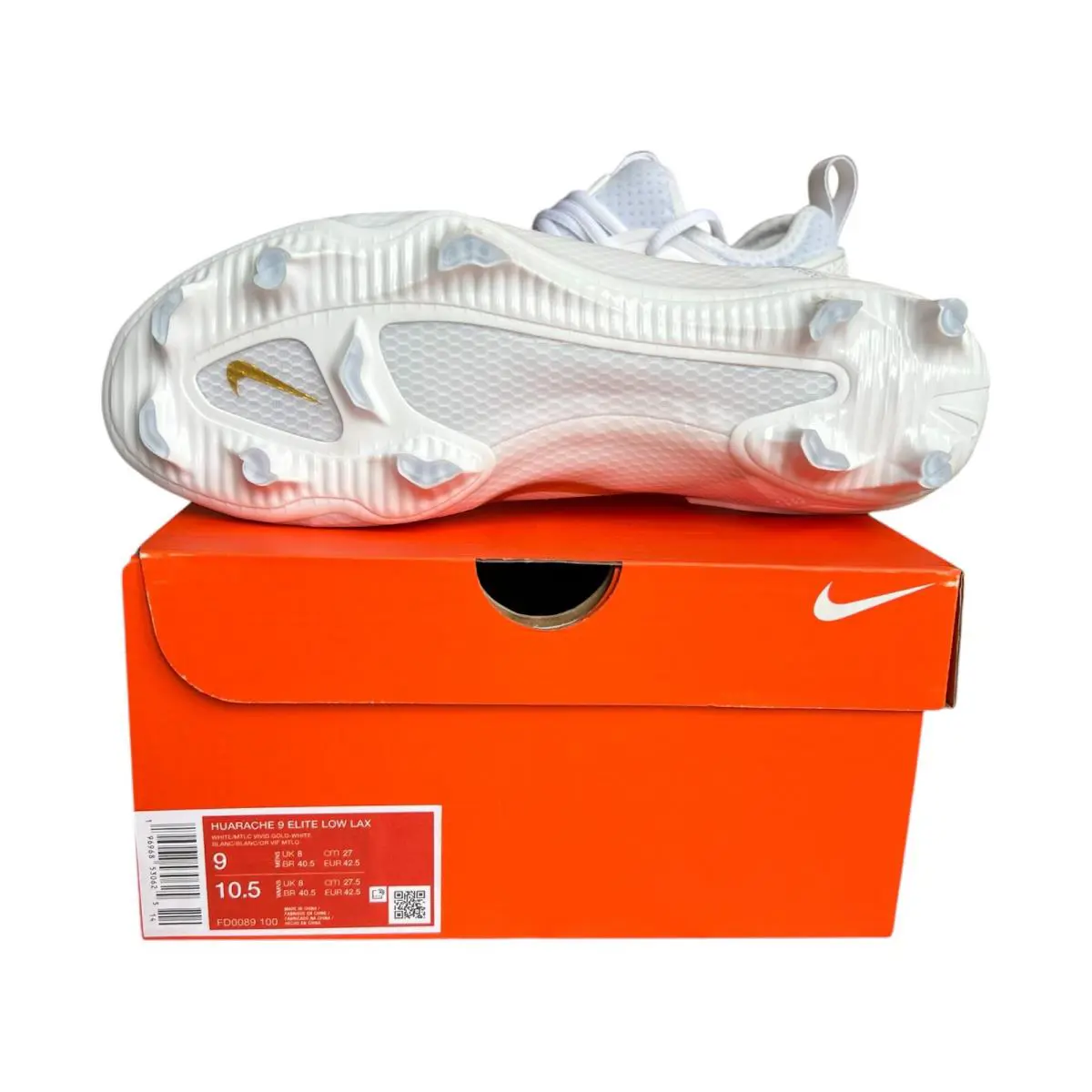 Nike shoes - Nike Huarache 9 Elite Low LAX - FD0089-100 - White 8