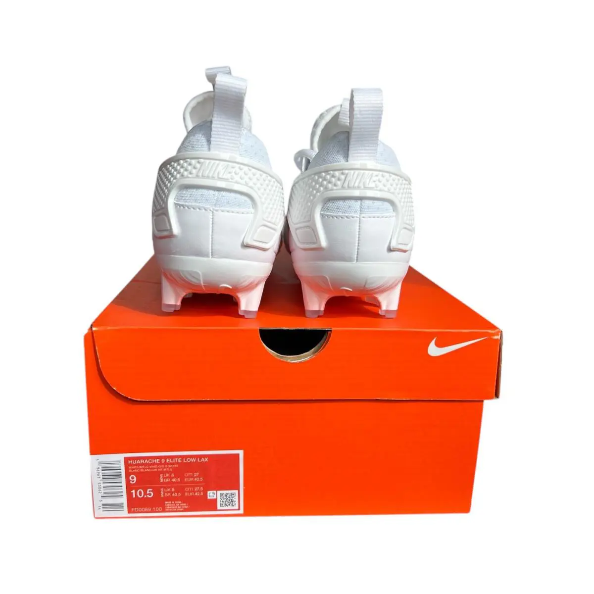 Nike shoes - Nike Huarache 9 Elite Low LAX - FD0089-100 - White 7