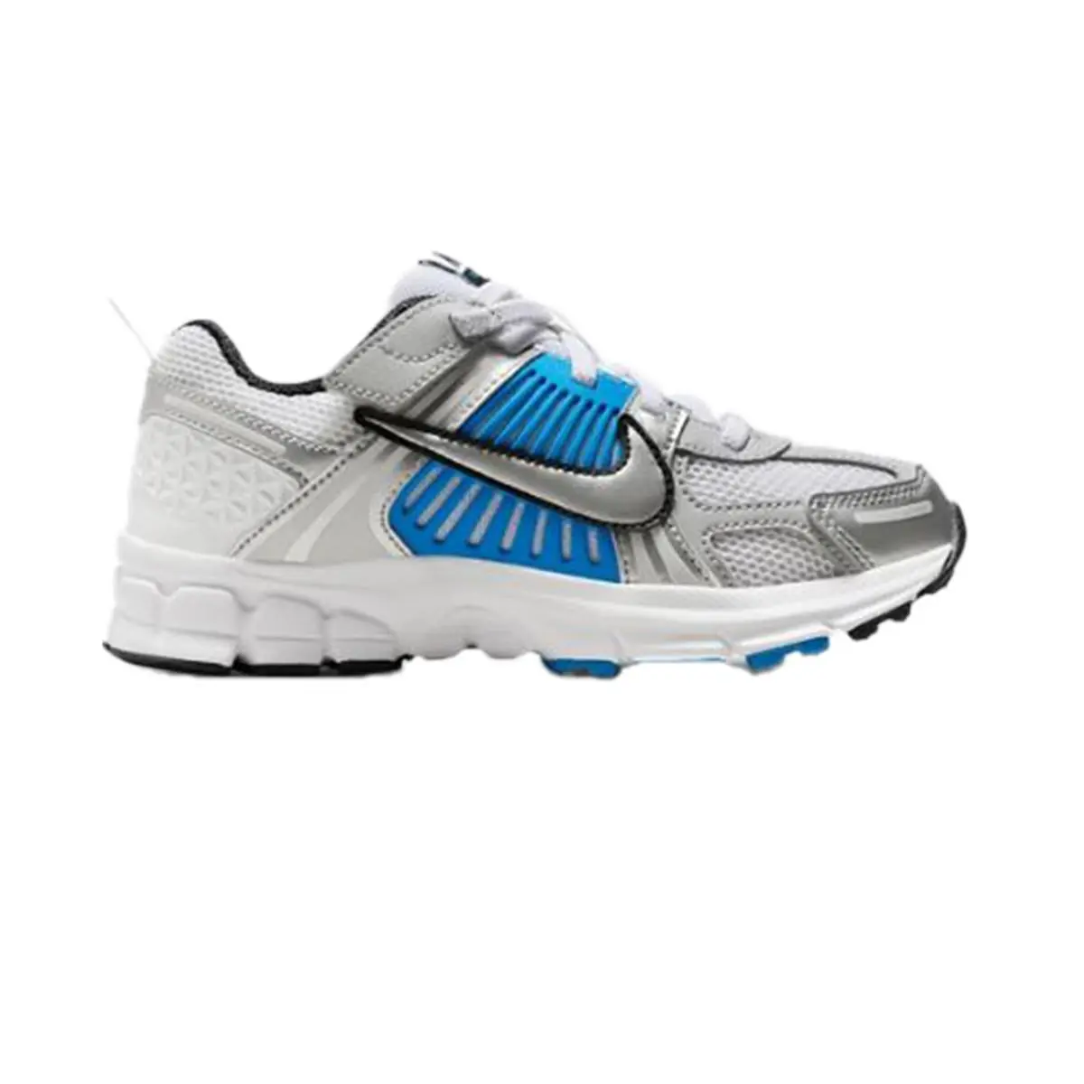 Nike Vomero 5 Running Sneakers Light Photo Blue Metallic Silver Pre School Grey - White/Light Photo Blue/Black/Metallic Silver
