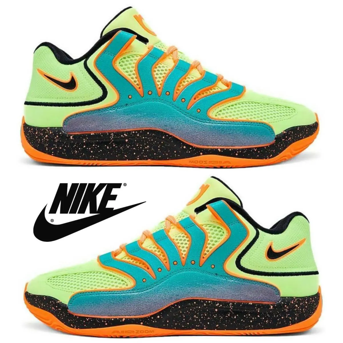 Nike shoes - Nike KD 18 - Multicolor, Maufacturer: Clear Jade/Liquid Lime/Black 5