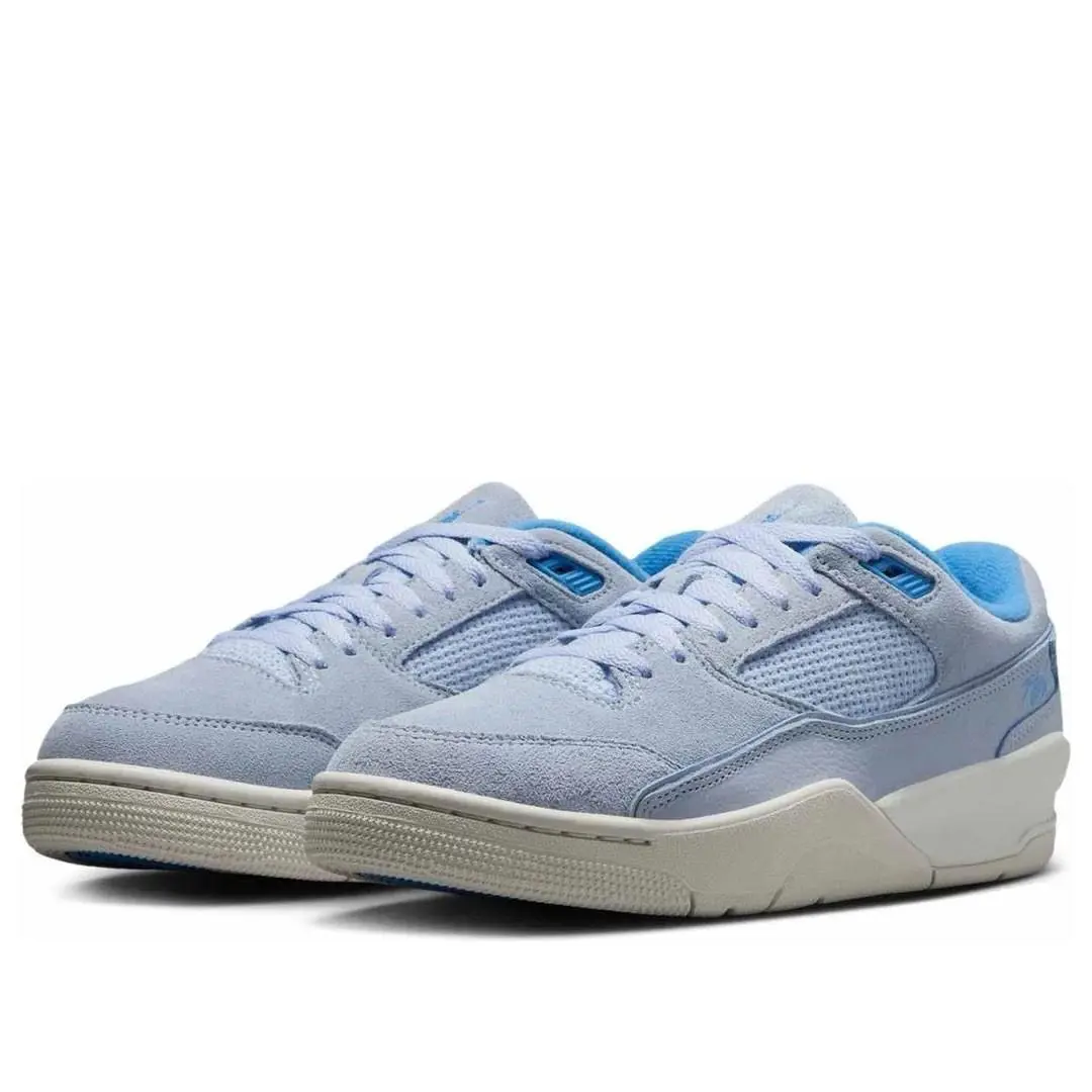 Women Nike Air Jordan Flight Court Sneakers Shoes Hydrogen Blue FZ9854-400 - HYDROGEN BLUE/UNIVERSITY BLUE