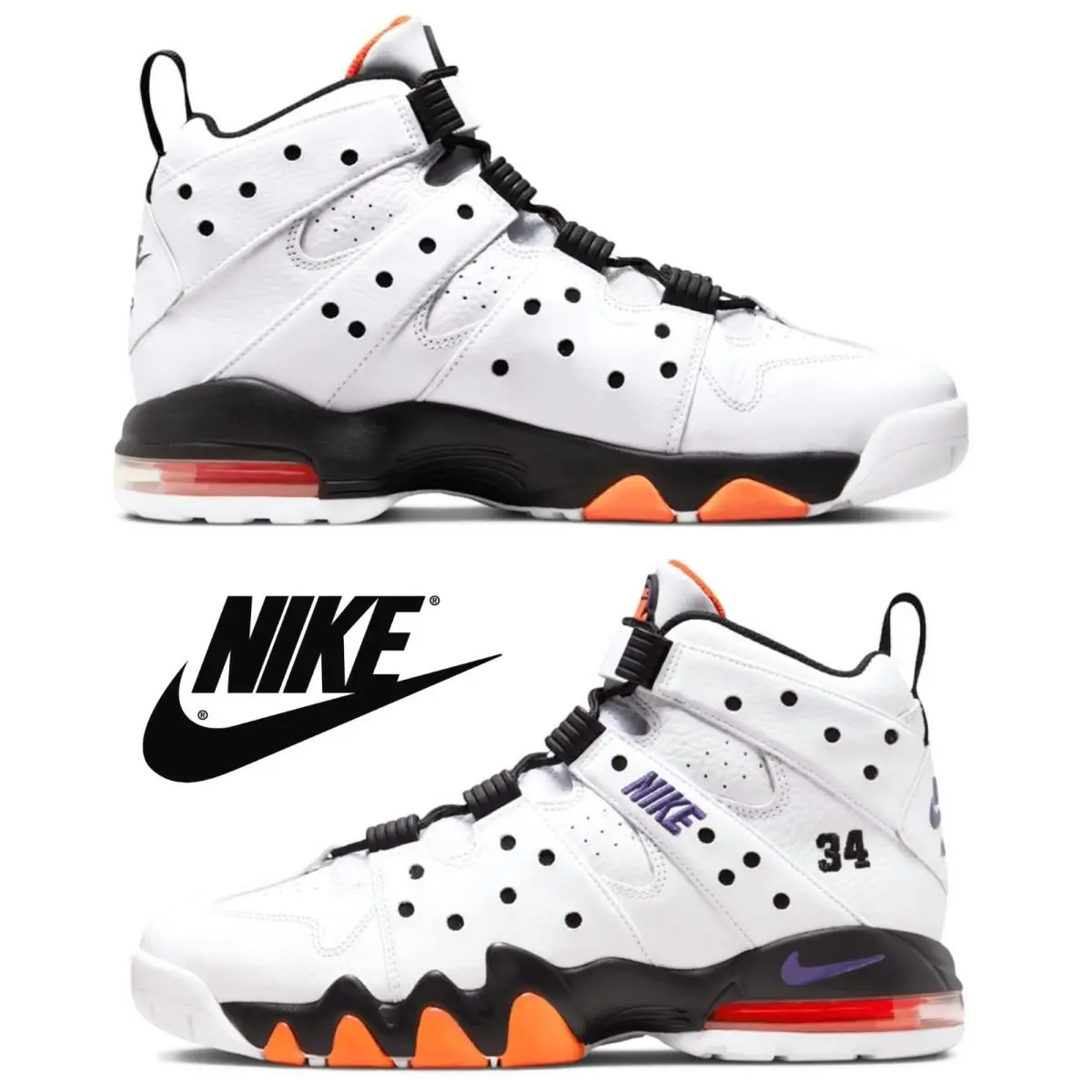 Nike shoes - Nike Air Max 2 CB 94 - White, Maufacturer: White | Varsity Purple | Black | Total Orange 13
