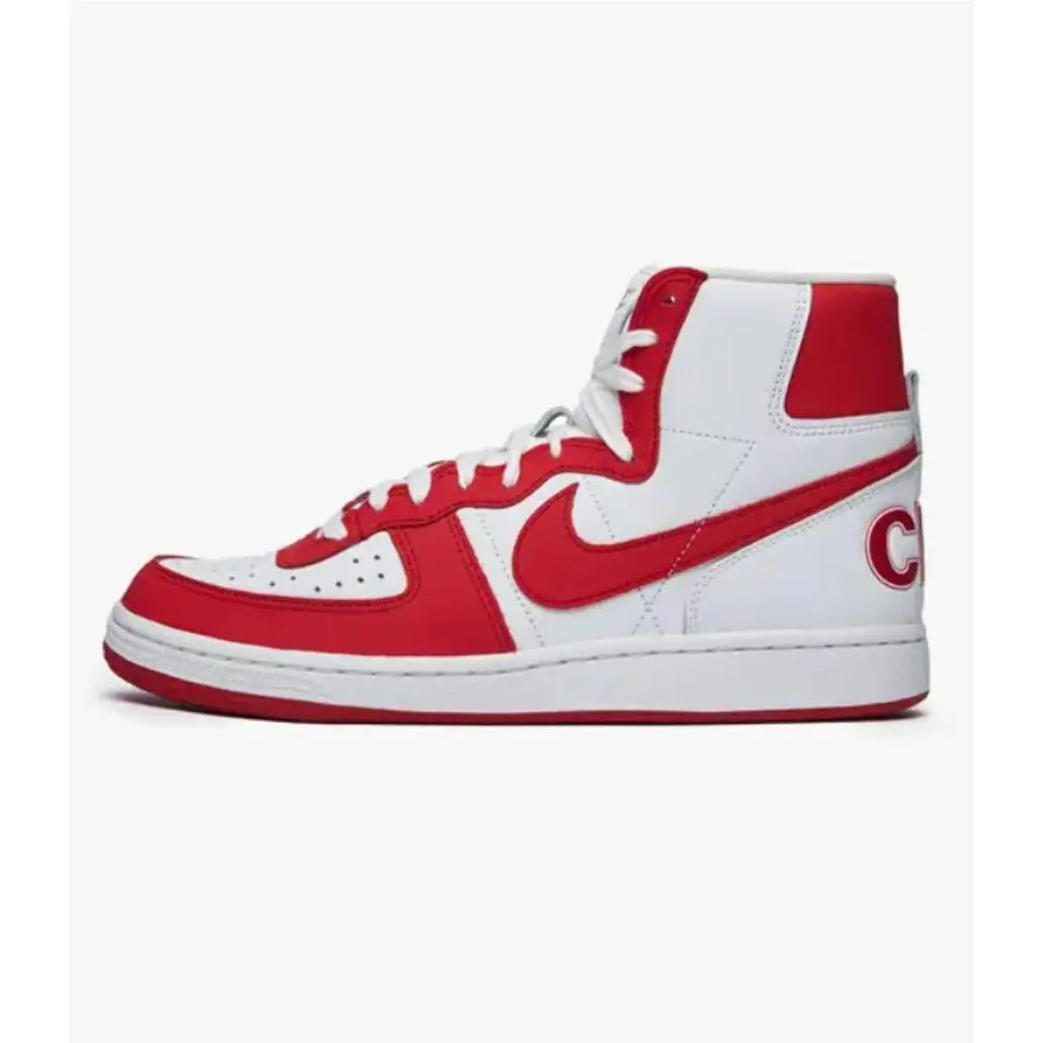 Nike shoes - The TERMINATOR HIGH SP x NIKE model by Comme des Garçons Homme Pl - FD4159-102 - WHITE/UNIVERSITY RED 0