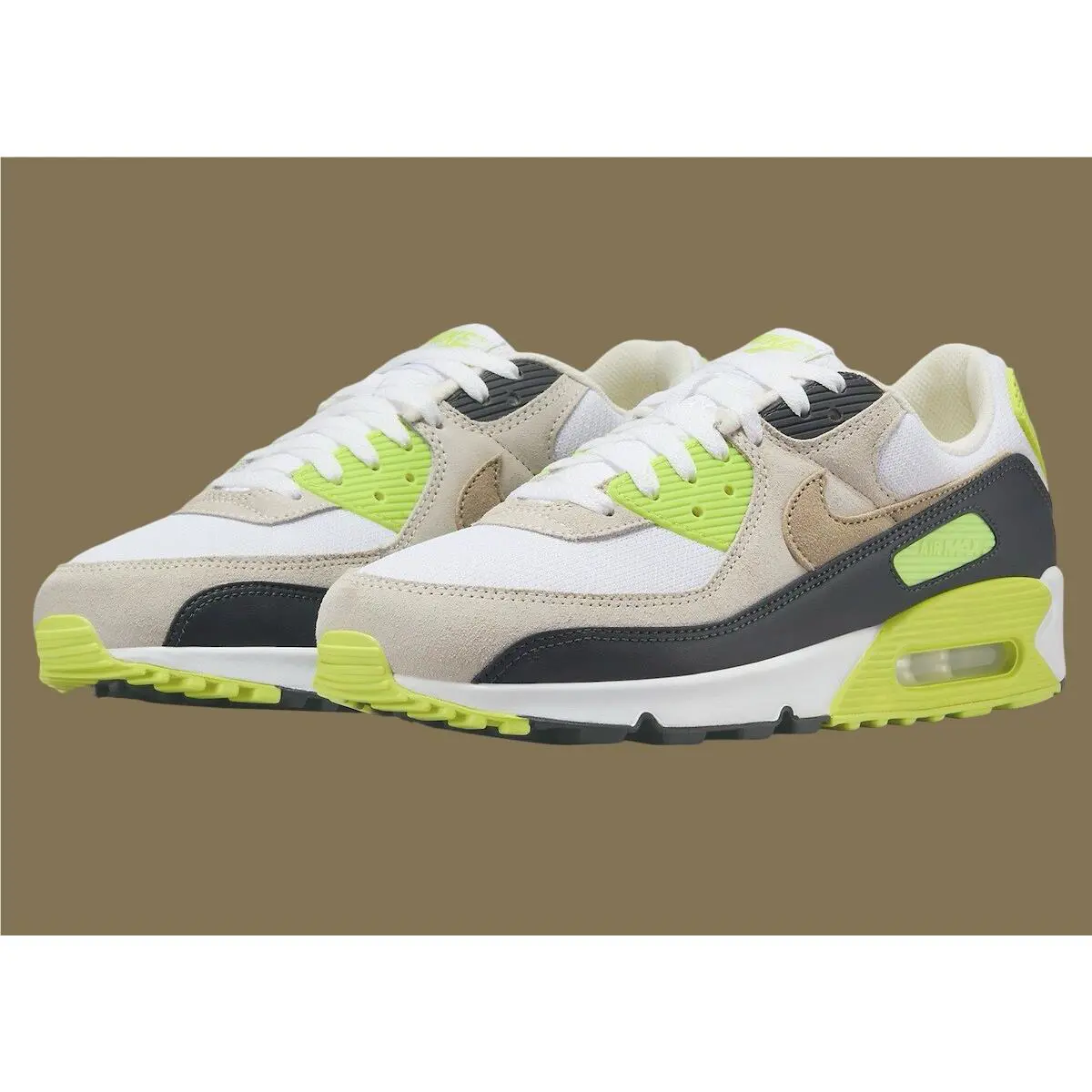 Nike shoes - Nike Air Max 90 - Air Max - DM0029-107 - WHITE / KHAKI - CYBER 0
