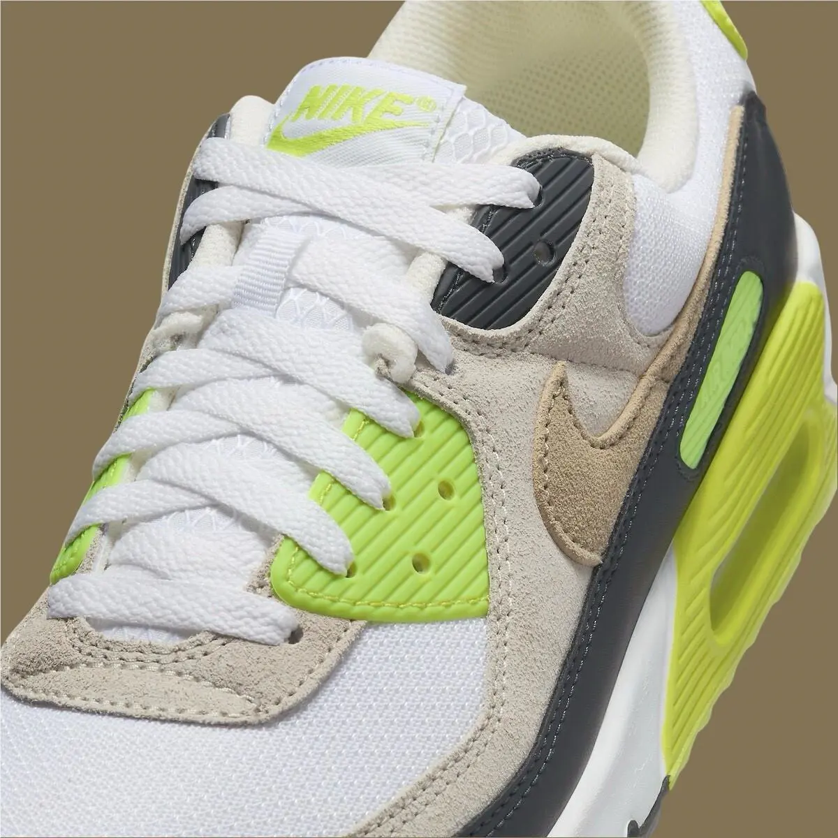 Nike shoes - Nike Air Max 90 - Air Max - DM0029-107 - WHITE / KHAKI - CYBER 5