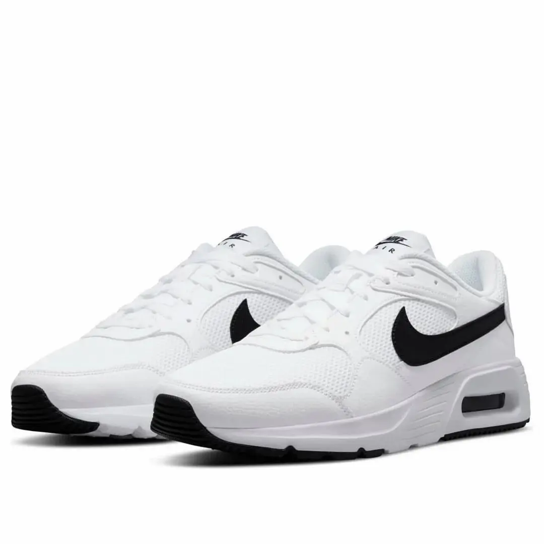 Nike Air Max SC White Black Athletic Sneakers CW4555-102 Men’s Sizes - White