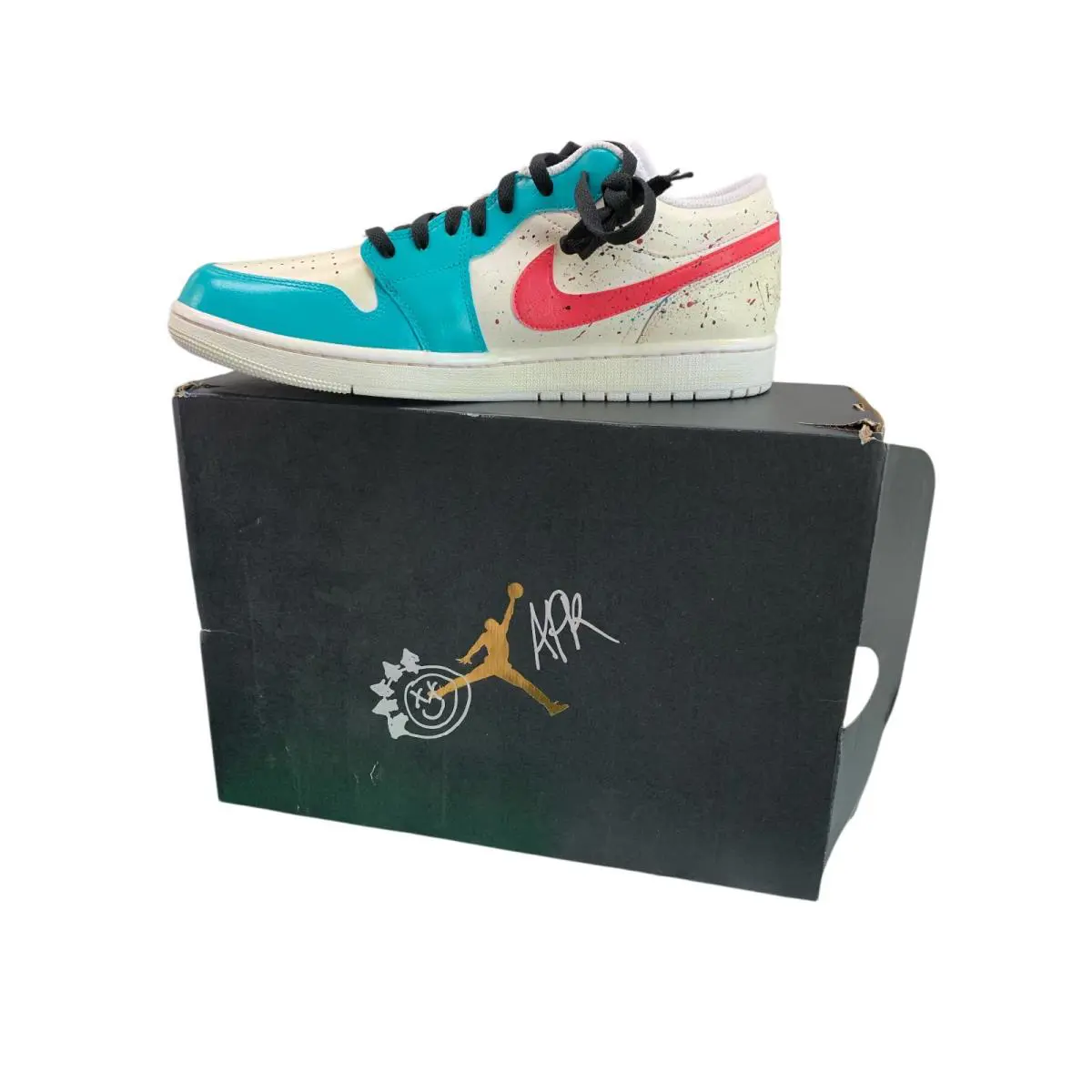 Nike shoes - Air Jordan 1 Low - Air Low - 553558-136 - Multicolor 8